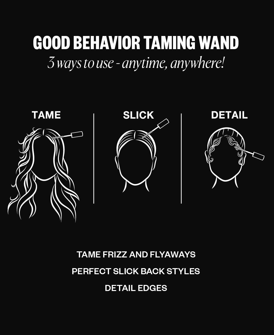 I.G.K NEMVALA™ – Anti-Frizz & Flyaway Taming Wand