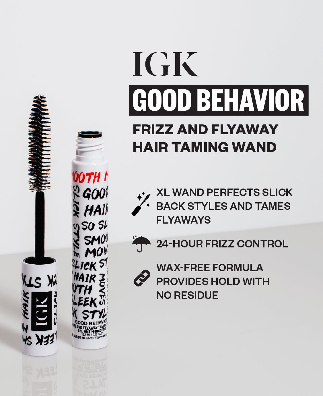 I.G.K NEMVALA™ – Anti-Frizz & Flyaway Taming Wand