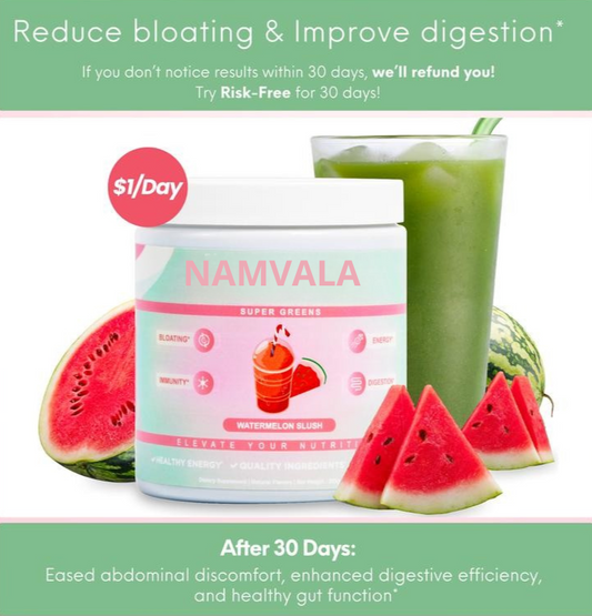 Namvala Super Greens Slush™ – The Daily Beauty Drink that Actually Tastes Good